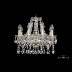 Люстра хрустальная 1413/8/141 G Bohemia Ivele Crystal (Стеклянный рожок)