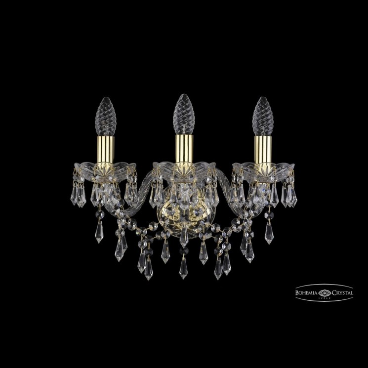 Бра хрустальные 1403B/3/141 G Bohemia Ivele Crystal (Стеклянный рожок)
