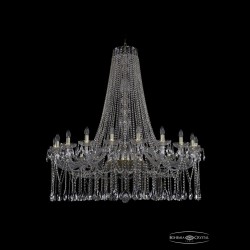 Люстра хрустальная 1413/20/460/h-136 G Bohemia Ivele Crystal (Стеклянный рожок)