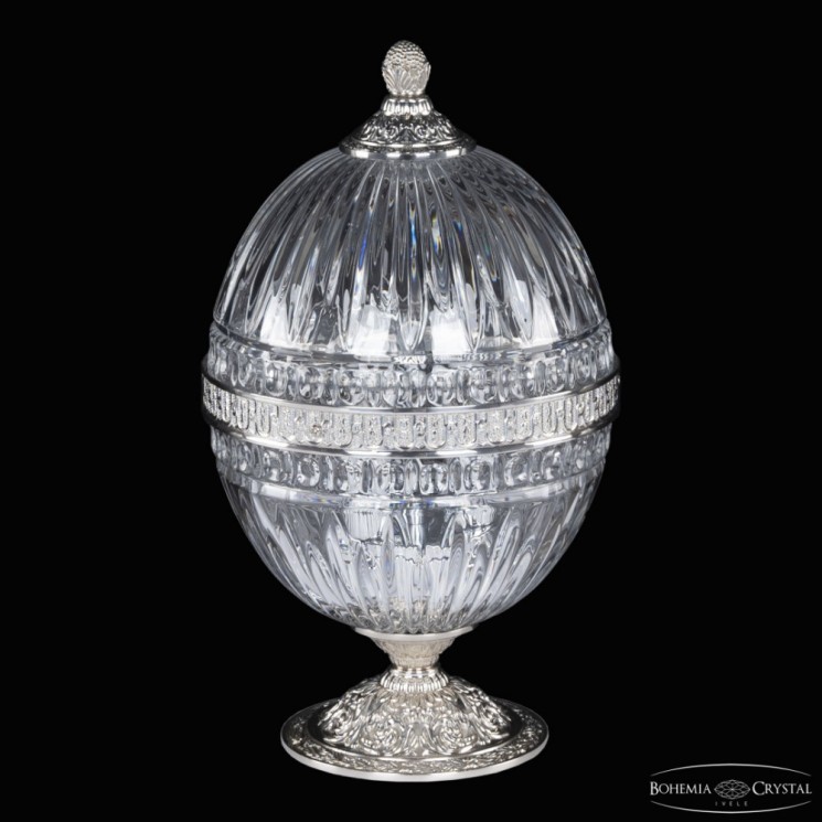 Подвесной светильник с цветным хрусталём 5680L/18 Ni Clear/M-1G Bohemia Ivele Crystal (5680)