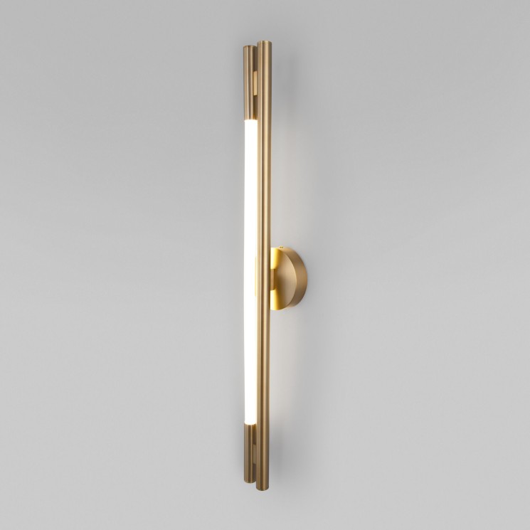 Настенный светодиодный светильник                      Eurosvet  50265 LED латунь