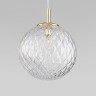 Подвесной светильник со стеклянными плафонами                      TK Lighting  4609 Cadix Gold