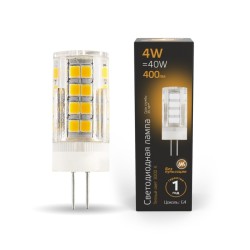 Светодиодная лампа Gauss 4W 400Lm 2700K G4 107307104107307104_GAUSS