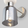 Настенный светильник со стеклянными плафонами                      Eurosvet  60118/2 никель