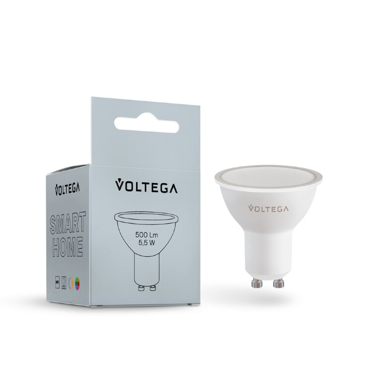 Maytoni Светодиодная лампа Wi-Fi MR16 GU10 5,5W 2700K-6500K MIX-RGB DIM 110°