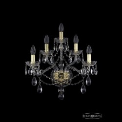 Бра хрустальные 1415B/2+2+1/200/XL G Bohemia Ivele Crystal (Стеклянный рожок)