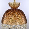 Подвесной светильник с цветным хрусталём 5478/22 G Amber/M-1F Leafs Bohemia Ivele Crystal (5478)