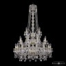 Люстра хрустальная 1411/16+8+4/300/h-131/3d G Bohemia Ivele Crystal (Стеклянный рожок)