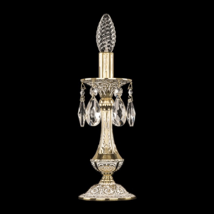 Настольная лампа бронзовая 71100L/1-26 GW Bohemia Ivele Crystal (Бронзовые)