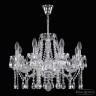 Люстра с цветным хрусталём 5413/8/200 Ni Clear/M-1H Bohemia Ivele Crystal (5413)