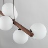 Подвесной светильник со стеклянными плафонами                      TK Lighting  10273 Estera Wood