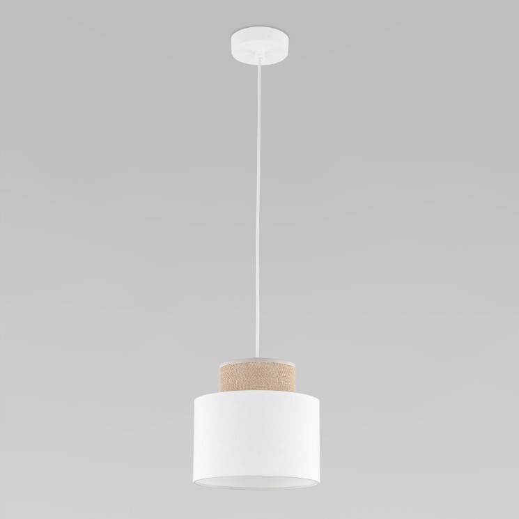 Подвесной светильник с тканевым рассеивателем                      TK Lighting  10078 Duo