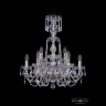 Люстра хрустальная 1402/6+3/195/XL-64 G Bohemia Ivele Crystal (Стеклянный рожок)