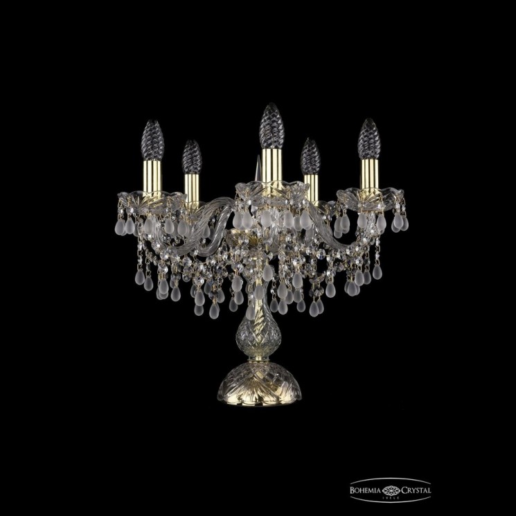 Настольная лампа 1410L/5/141-39 G V0300 Bohemia Ivele Crystal (Стеклянный рожок)