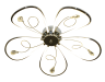 Ambrella Light Потолочная светодиодная люстра Line LC575