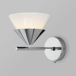 Настенный светильник со стеклянным плафоном                      Eurosvet  70138/1 хром