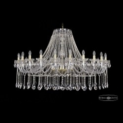 Люстра хрустальная 1413/24/530 G Bohemia Ivele Crystal (Стеклянный рожок)