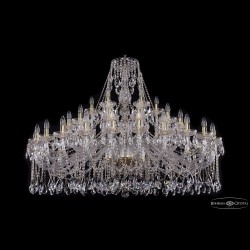 Люстра хрустальная 1413/24+12+6/530 G Bohemia Ivele Crystal (Стеклянный рожок)
