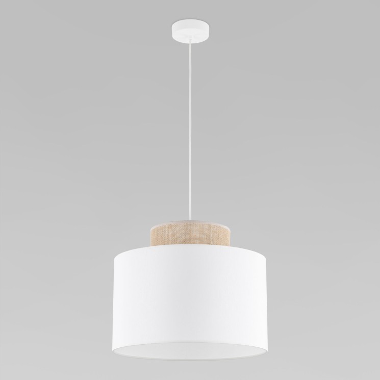 Подвесной светильник с тканевым рассеивателем                      TK Lighting  1856 Duo