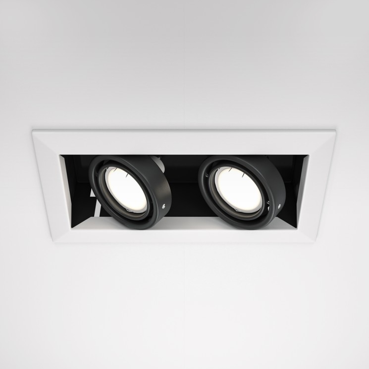 Maytoni Встраиваемый светильник Metal Modern GU10 2x10Вт