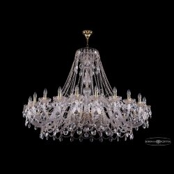 Люстра хрустальная 1411/24/530 G Bohemia Ivele Crystal (Стеклянный рожок)