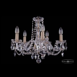 Люстра хрустальная 1402/5/160 Pa Bohemia Ivele Crystal (Стеклянный рожок)