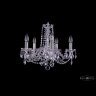 Люстра хрустальная 1402/5/160 Ni Bohemia Ivele Crystal (Стеклянный рожок)
