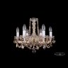 Люстра хрустальная 1402/6/160 G R721 Bohemia Ivele Crystal (Стеклянный рожок)