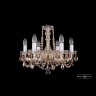 Люстра хрустальная 1402/6/160 G R721 Bohemia Ivele Crystal (Стеклянный рожок)