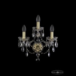 Бра хрустальные 1415B/2+1/141 G Bohemia Ivele Crystal (Стеклянный рожок)