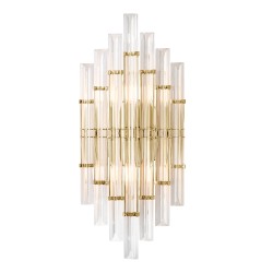 Crystal Lux Бра Crystal Lux SARAGOSA AP2 BRASS/TRANSPARENTE