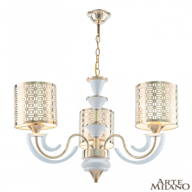Люстра 308857/3 Wh/Gd Arte Milano (Подвесные)