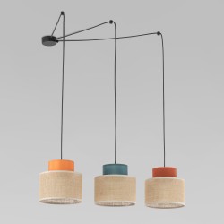 Подвесной светильник с тканевым рассеивателем                      TK Lighting  3140 Duo