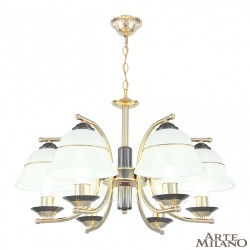 Люстра 301240/6 Bk/Gd Arte Milano (Подвесные)