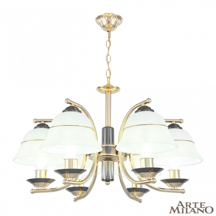 Люстра 301240/6 Bk/Gd Arte Milano (Подвесные)