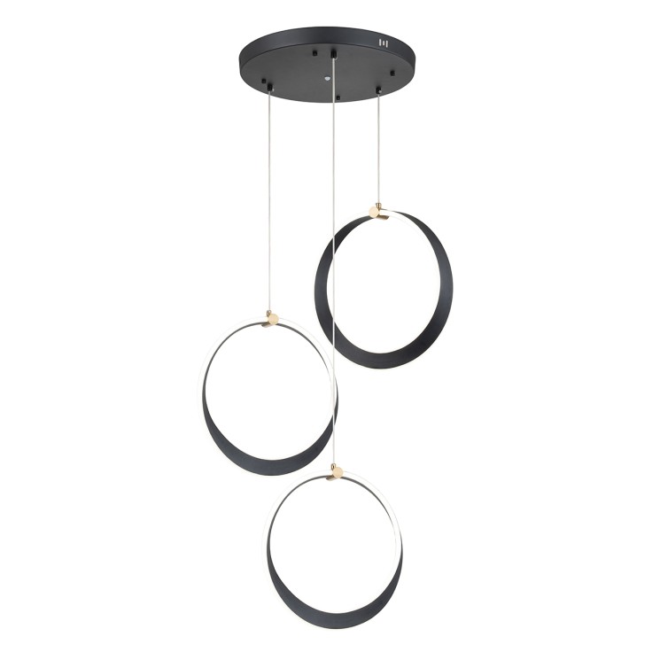 Indigo Подвесной светильник 14014/3P Black