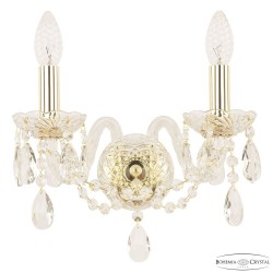 Бра хрустальные 116B/2/141 G Bohemia Ivele Crystal (Стеклянный рожок)