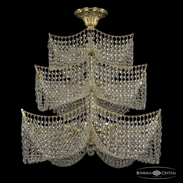 Люстра хрустальная 77181/65/3d G Bohemia Ivele Crystal (Потолочные)