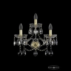 Бра хрустальные 1413B/2+1/200/XL G Bohemia Ivele Crystal (Стеклянный рожок)