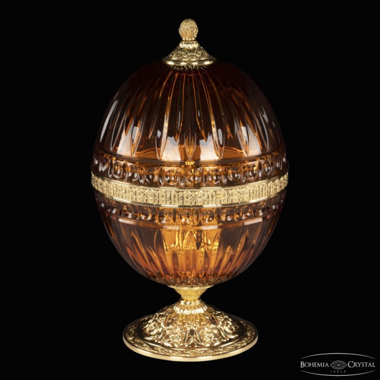 Подвесной светильник с цветным хрусталём 5680L/22 G Amber/M-1G Bohemia Ivele Crystal (5680)