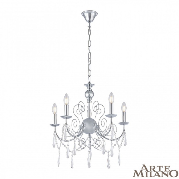 Люстра подвесная 345620/5 CR Arte Milano (Подвесные)