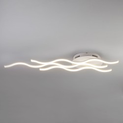 Потолочный волнообразный LED светильник                      Eurosvet  90090/3 белый
