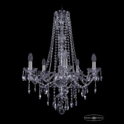 Люстра хрустальная 1415/5/200/h-75 Ni Bohemia Ivele Crystal