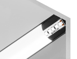 Ambrella Light Профиль угловой круглый для ленты ILLUMINATION GP2100BK