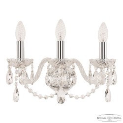 Бра хрустальные 101B/3/141 Ni Bohemia Ivele Crystal (Стеклянный рожок)