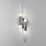 Настенный светильник со стеклянными плафонами                      Bogate's  558/4 хром