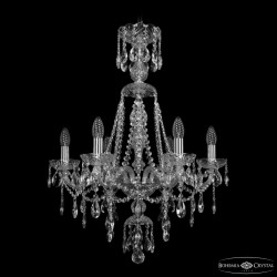 Люстра хрустальная 1415/6/200/XL-77 Ni Bohemia Ivele Crystal (1415)