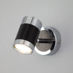 Настенный светильник с металлическим плафоном                      Eurosvet  20058/1 черный