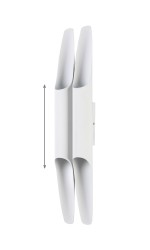 Crystal Lux Бра Crystal Lux CLT 332W4-V2 WH-WH