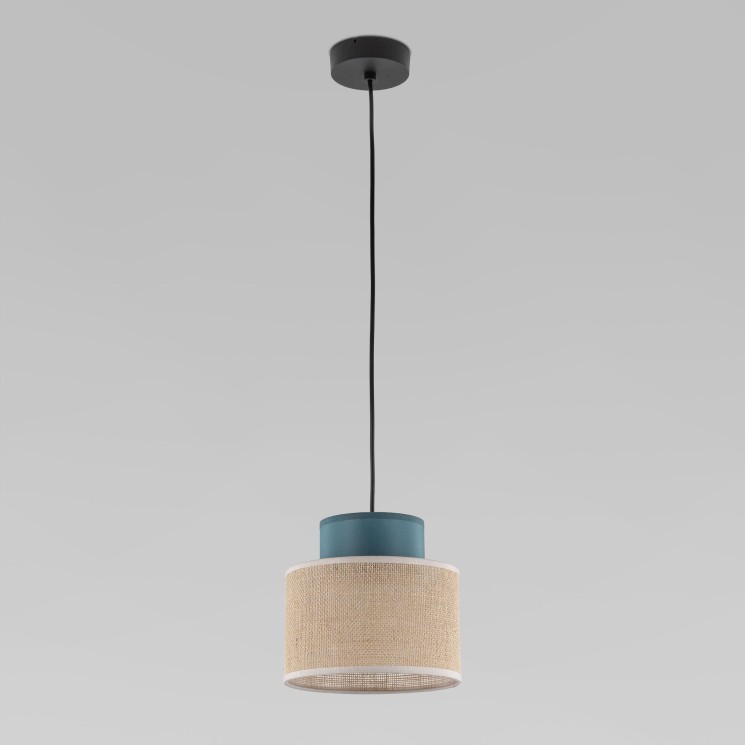 Подвесной светильник с тканевым рассеивателем                      TK Lighting  3257 Duo
